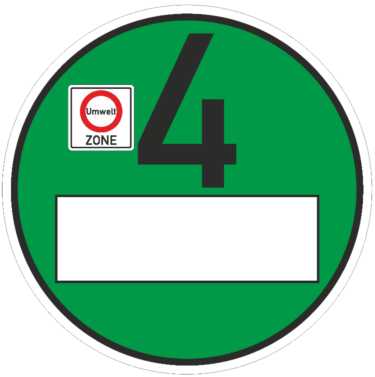 Umweltplakette / Feinstaubplakette
